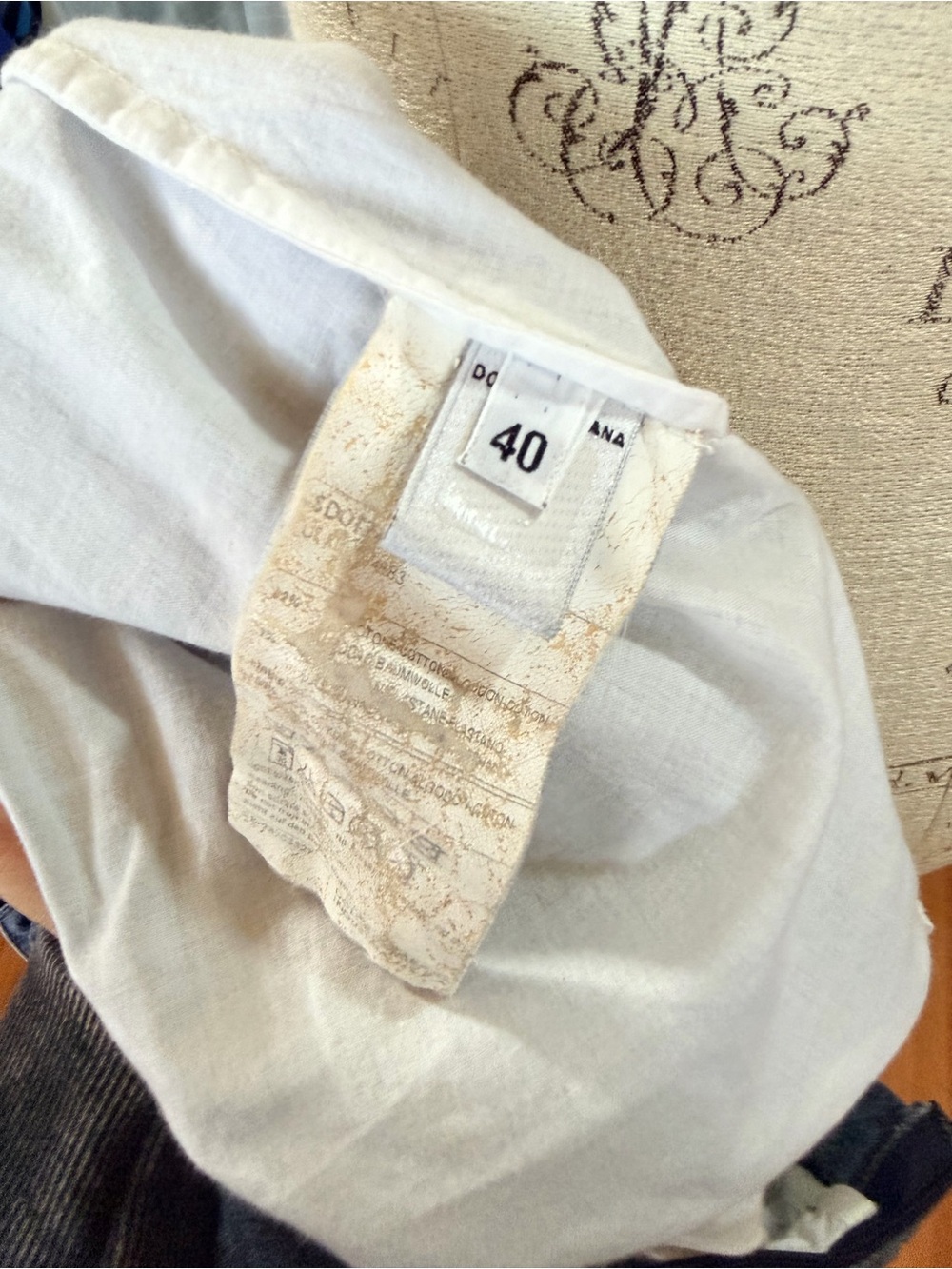 Vintage Dolce & Gabbana Y2K Denim Corset Halter Dress US 4 Resort Vacation - Picture 7 of 10